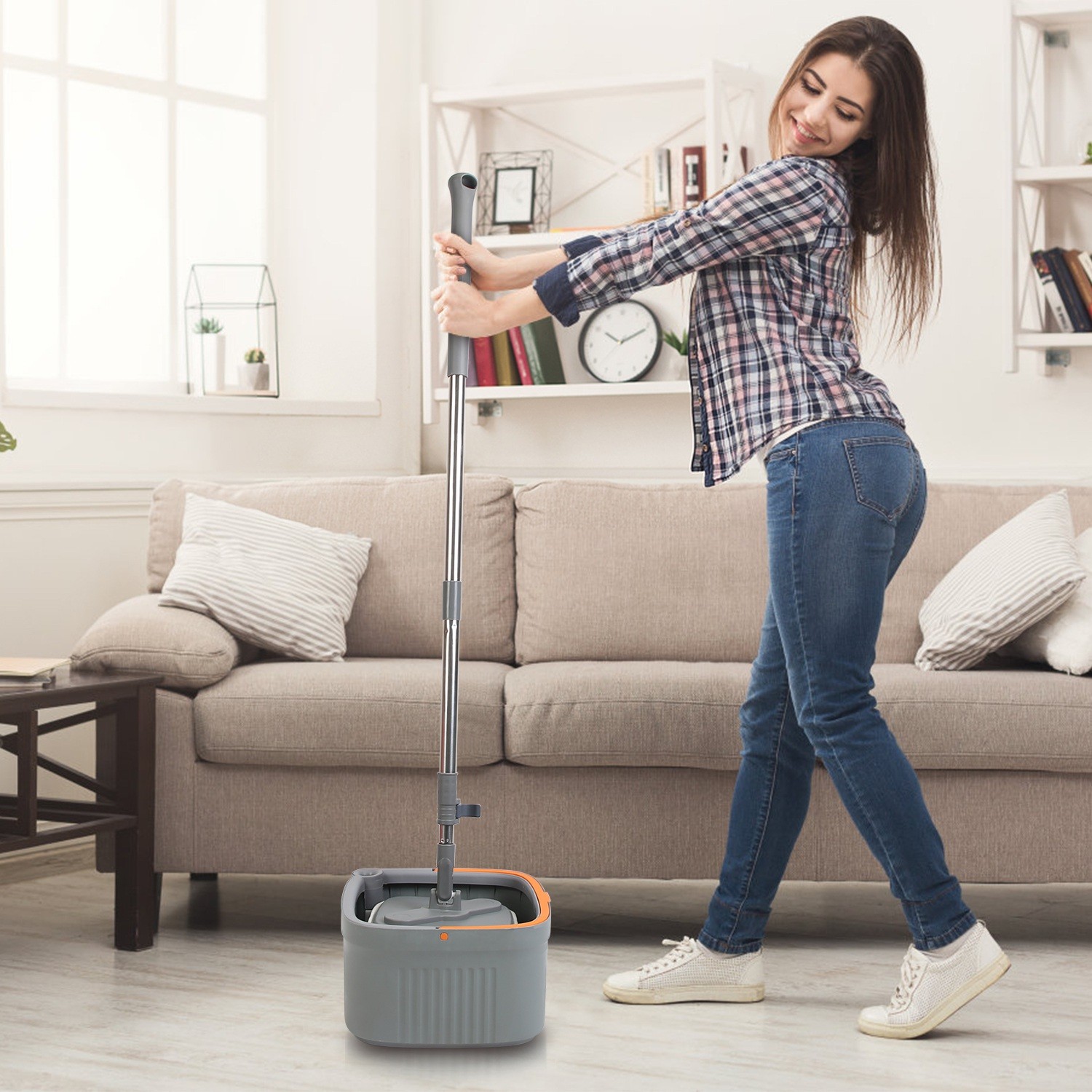 Spin Mop And Bucket