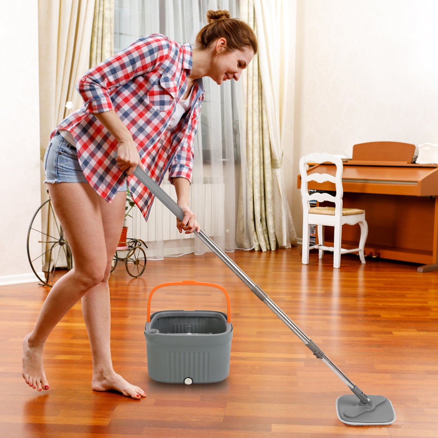 Spin Mop And Bucket