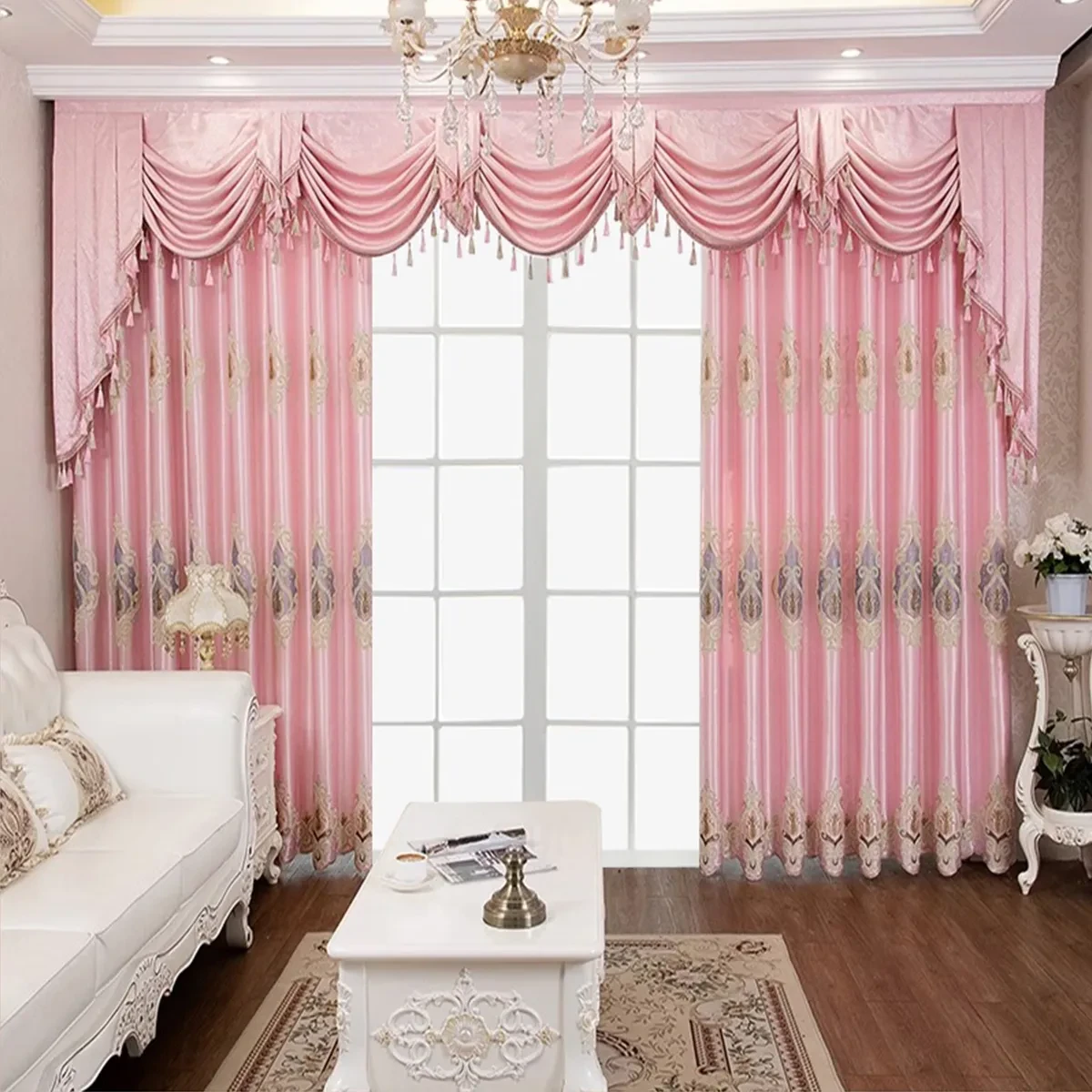 Pink Curtains