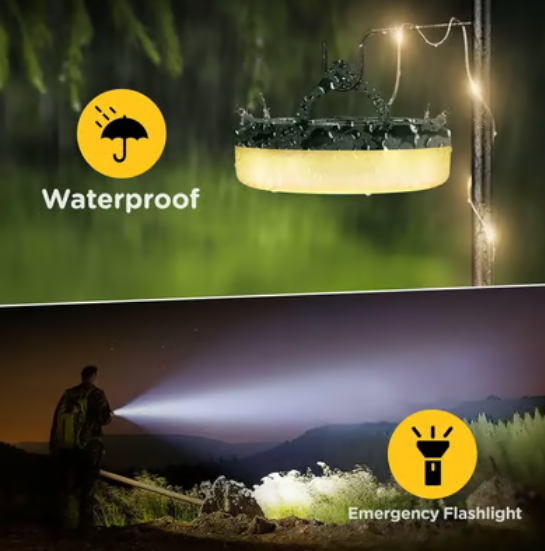 4 in 1 Camping String Lights