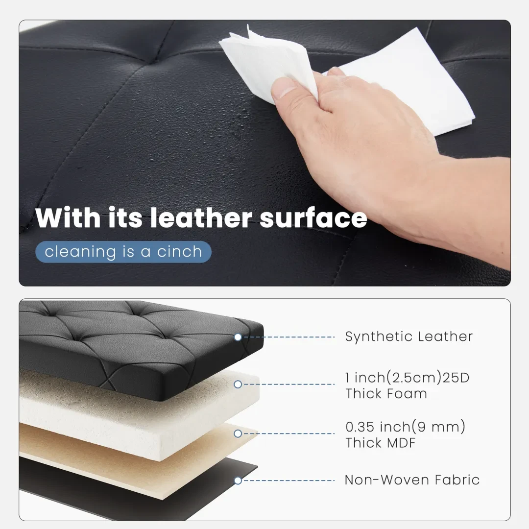 Leather Bench Seat