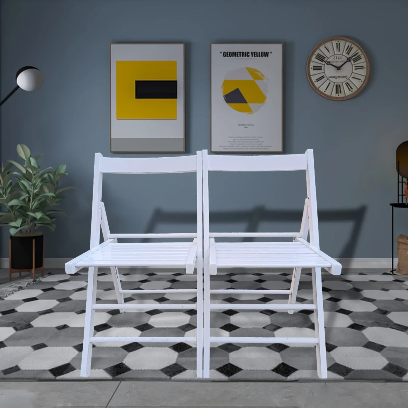White Foldable Chair