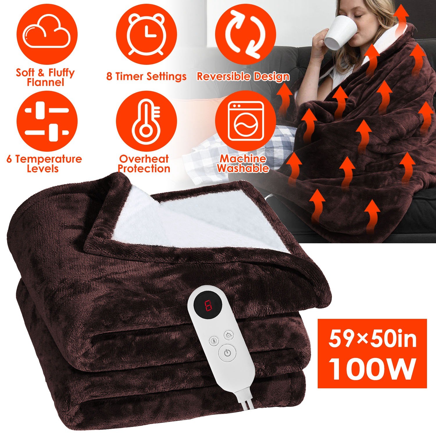 Heated Throw