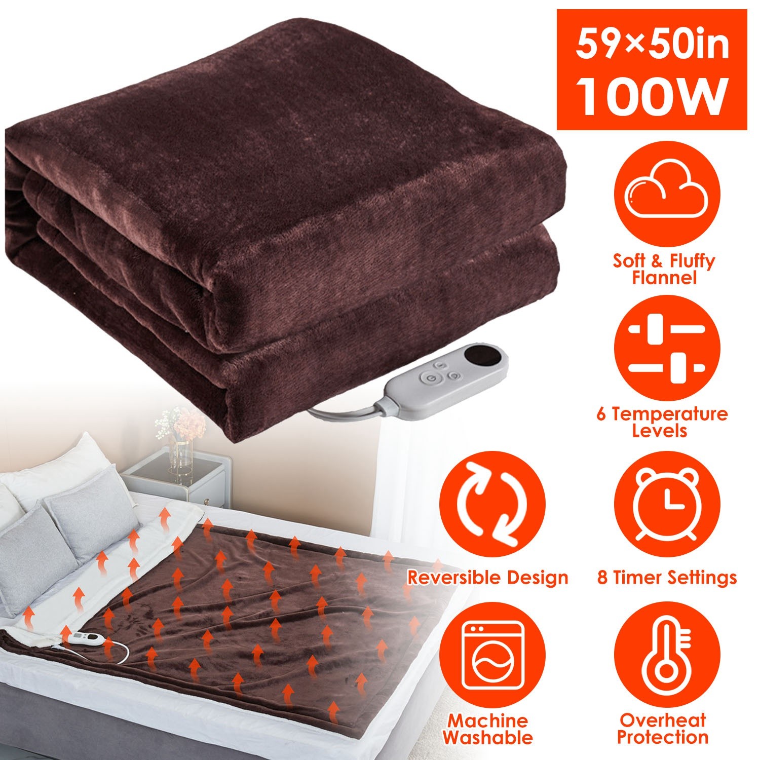 Heated Throw