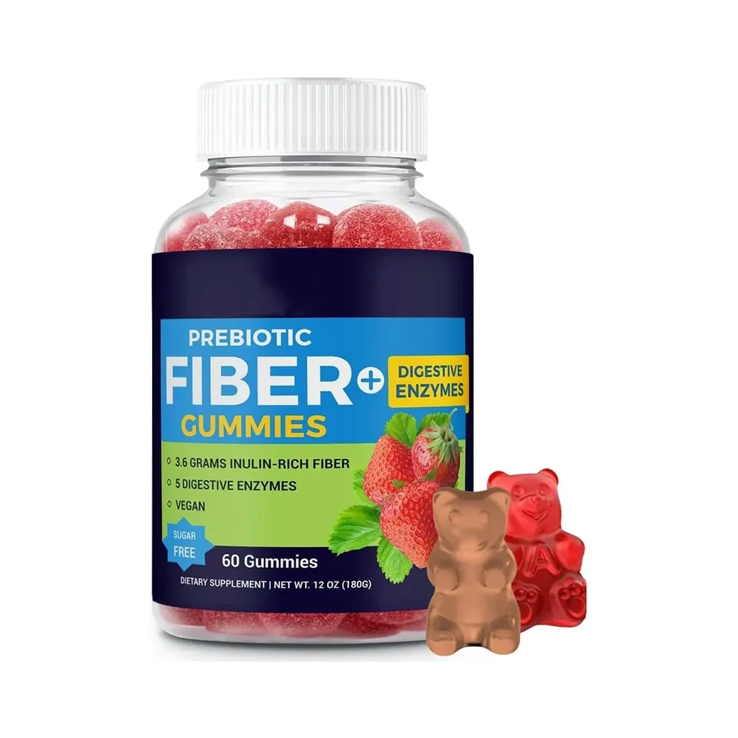 Prebiotic Fiber Gummies with Digestive Enzymes