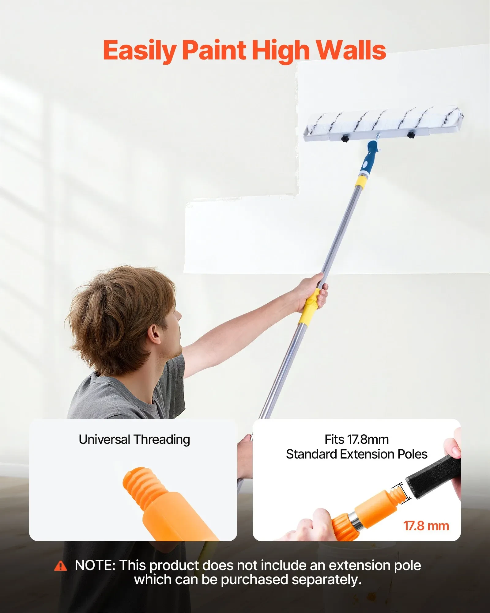Adjustable Paint Roller Frame