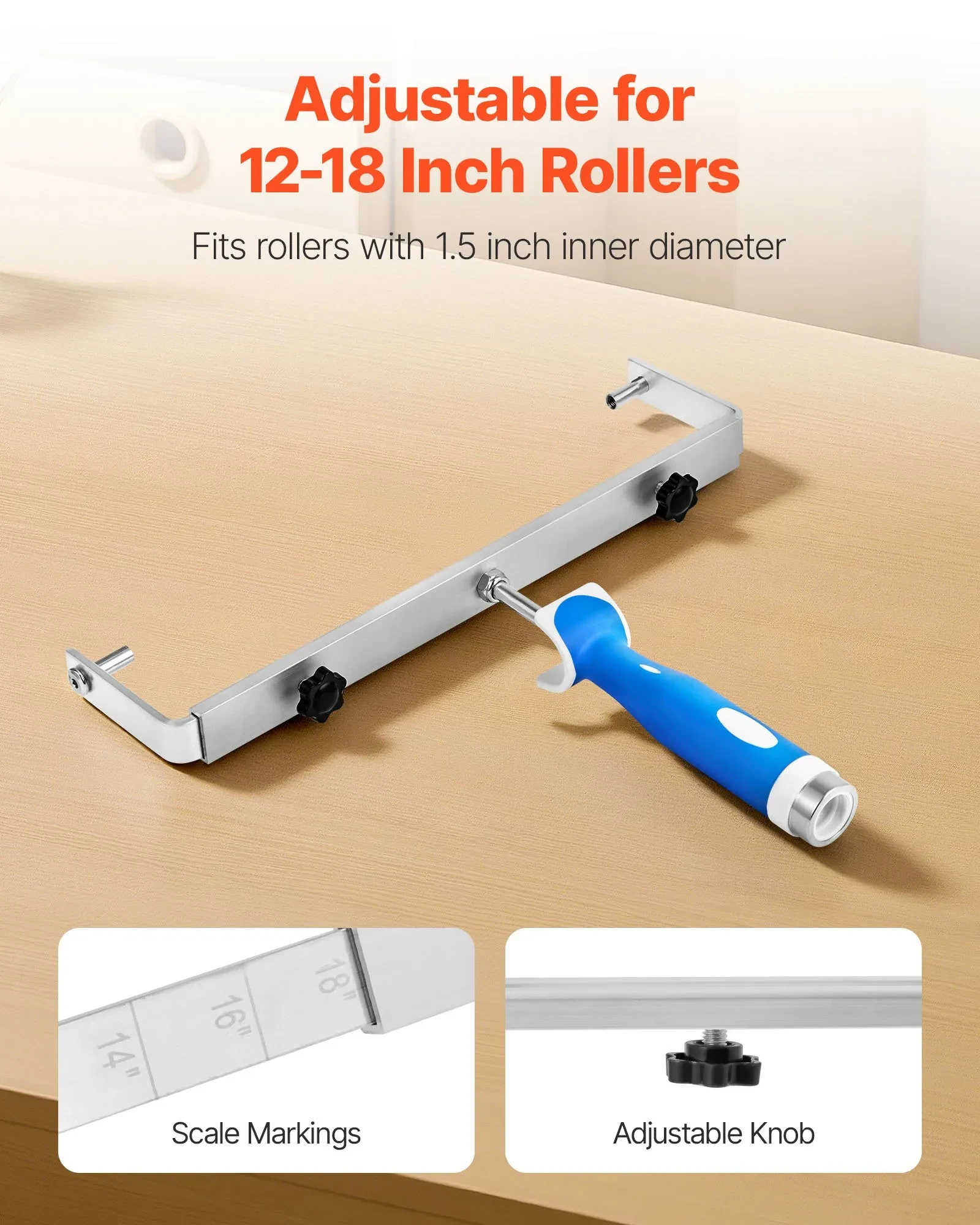 Adjustable Paint Roller Frame