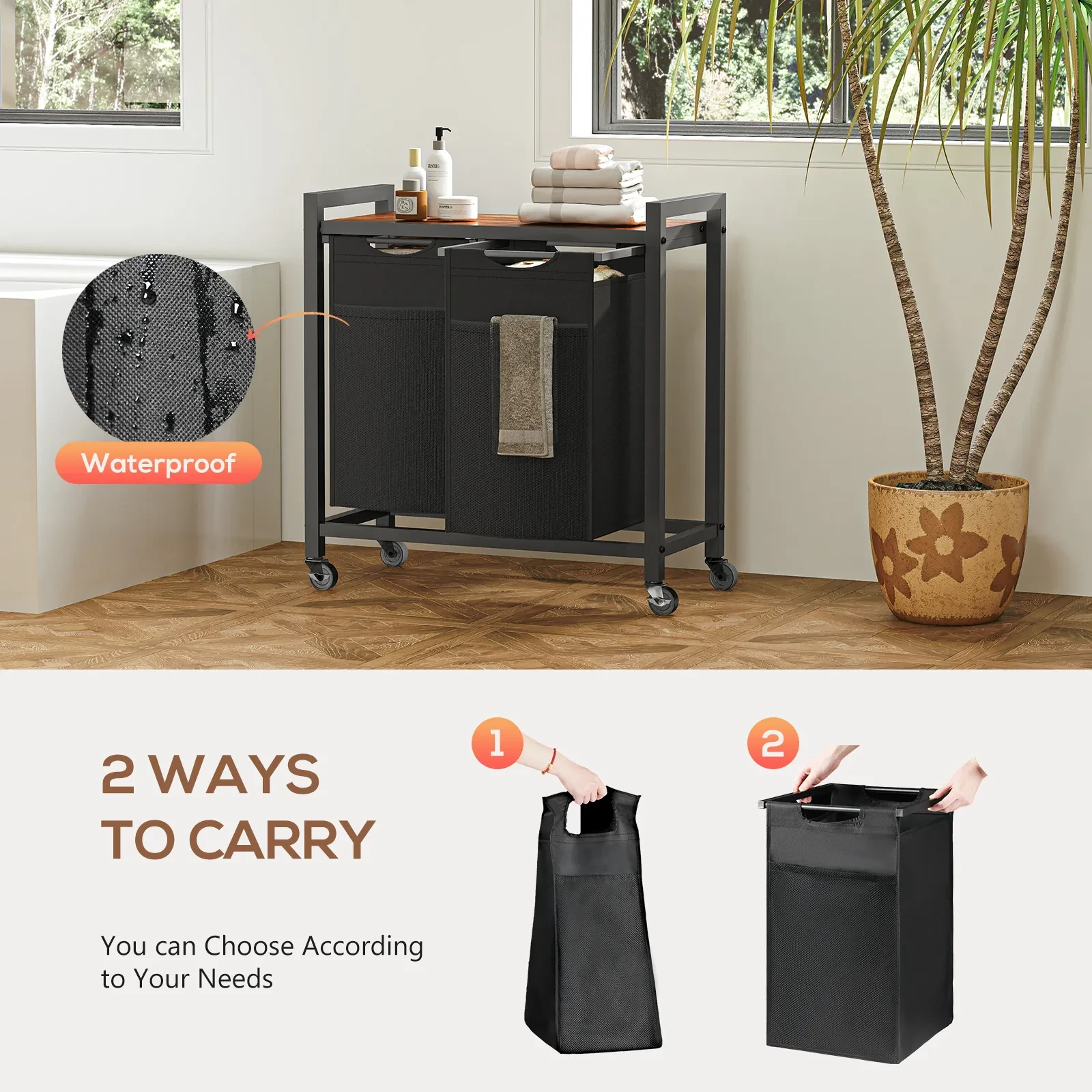 Pull Out Laundry Storage