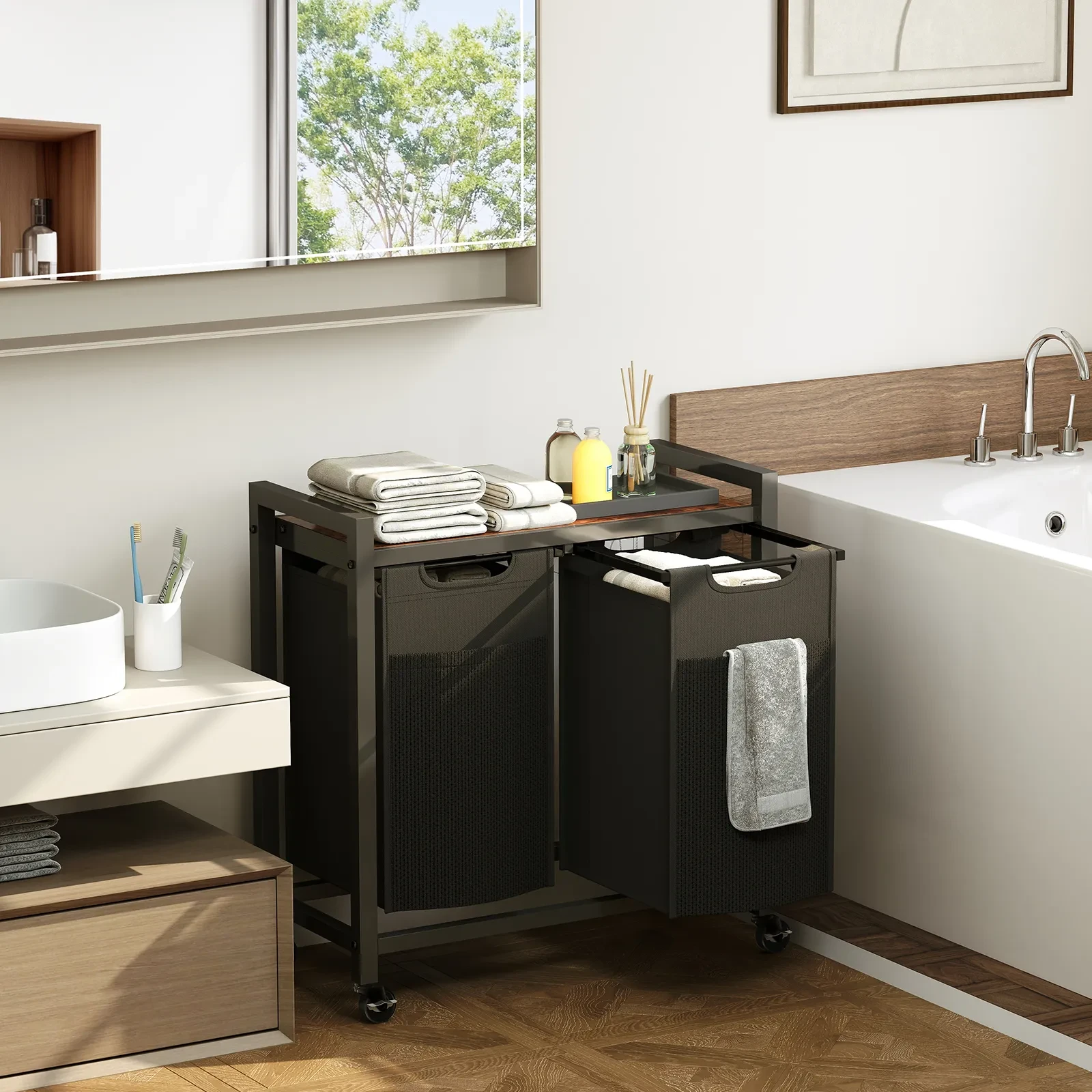 Pull Out Laundry Storage