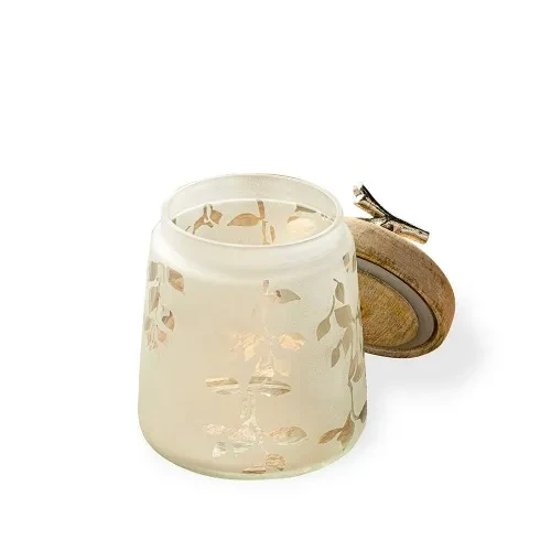 Frosted Glass Jars