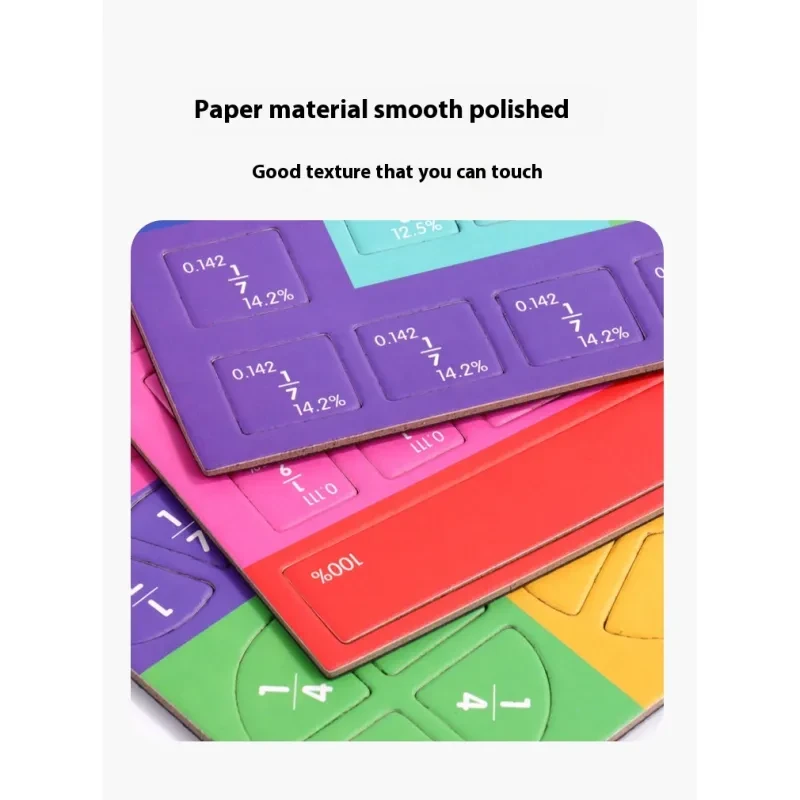 🎁Montessori Magnetic Book Fraction Puzzle For Children