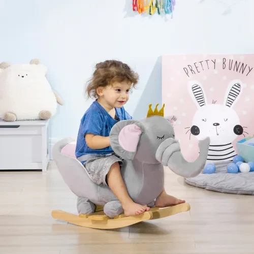 Wooden Baby Rocker