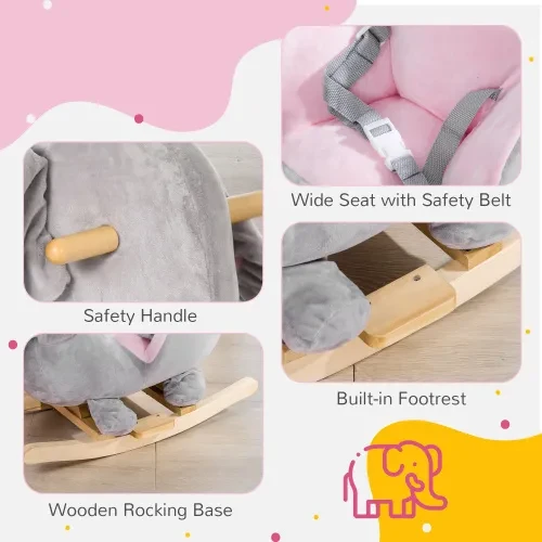 Wooden Baby Rocker