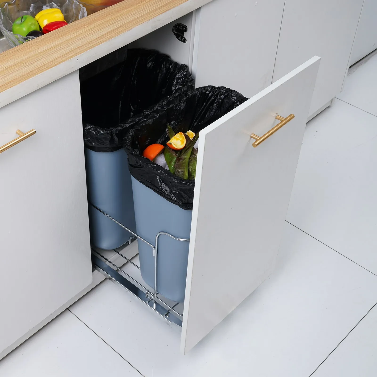 Under Bench Rubbish Bins