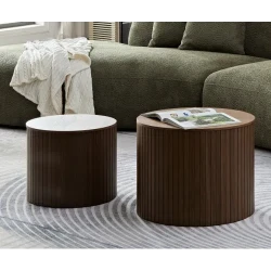 Round Oak Coffee Table