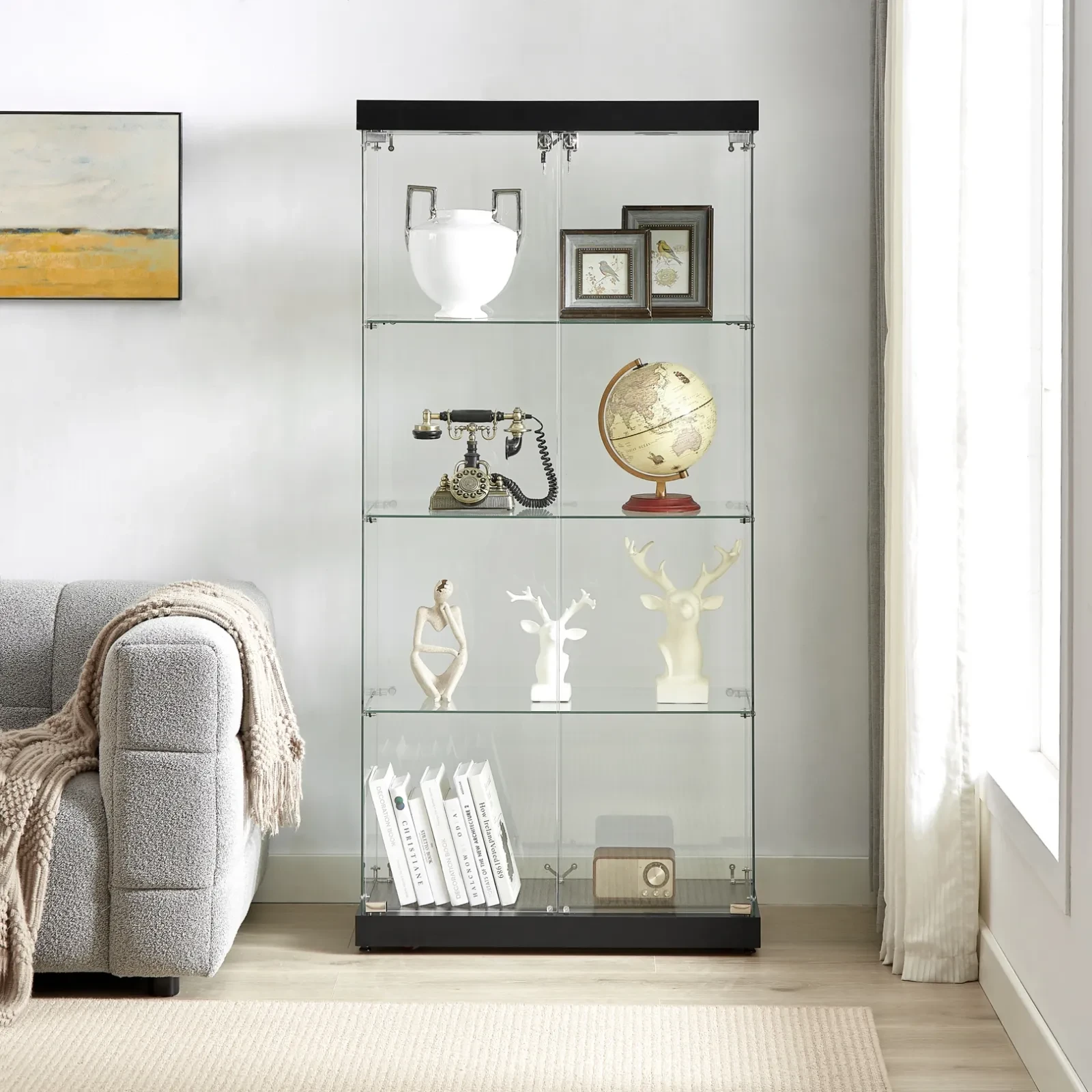 Lockable Glass Cabinet