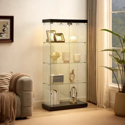 Lockable Glass Cabinet