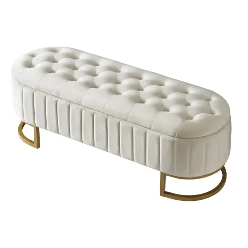 Velvet Footstool