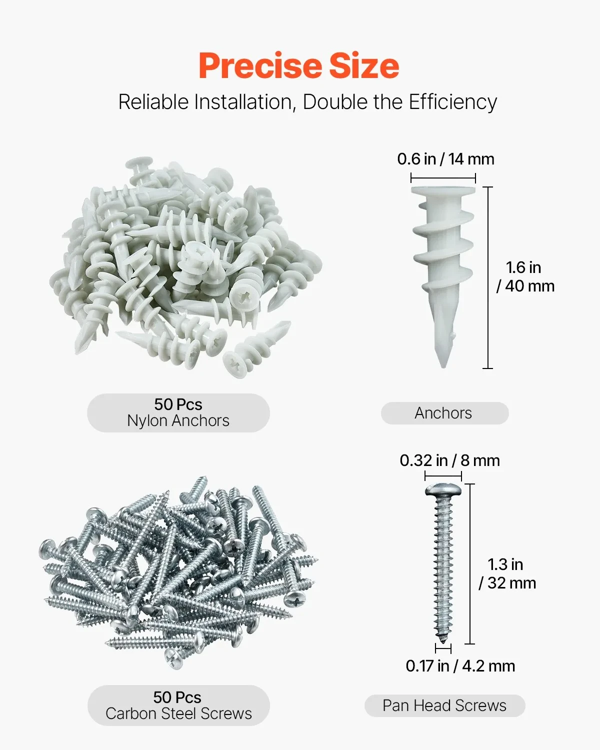 Drywall Anchors Screw Set
