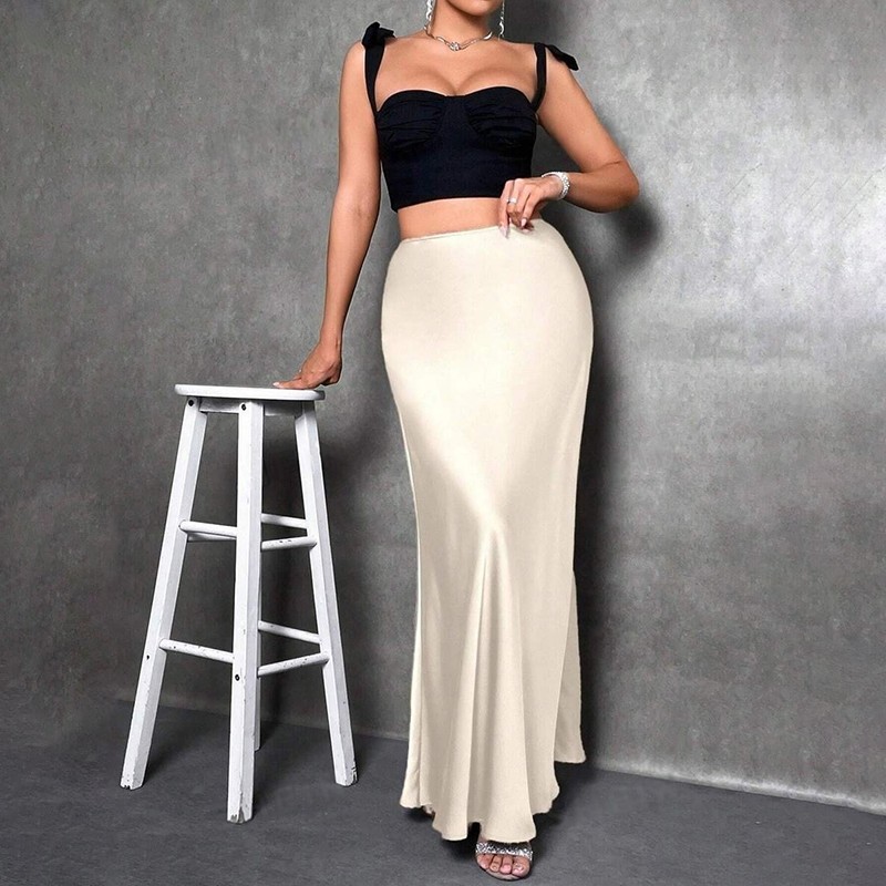 Flared Midi Skirt