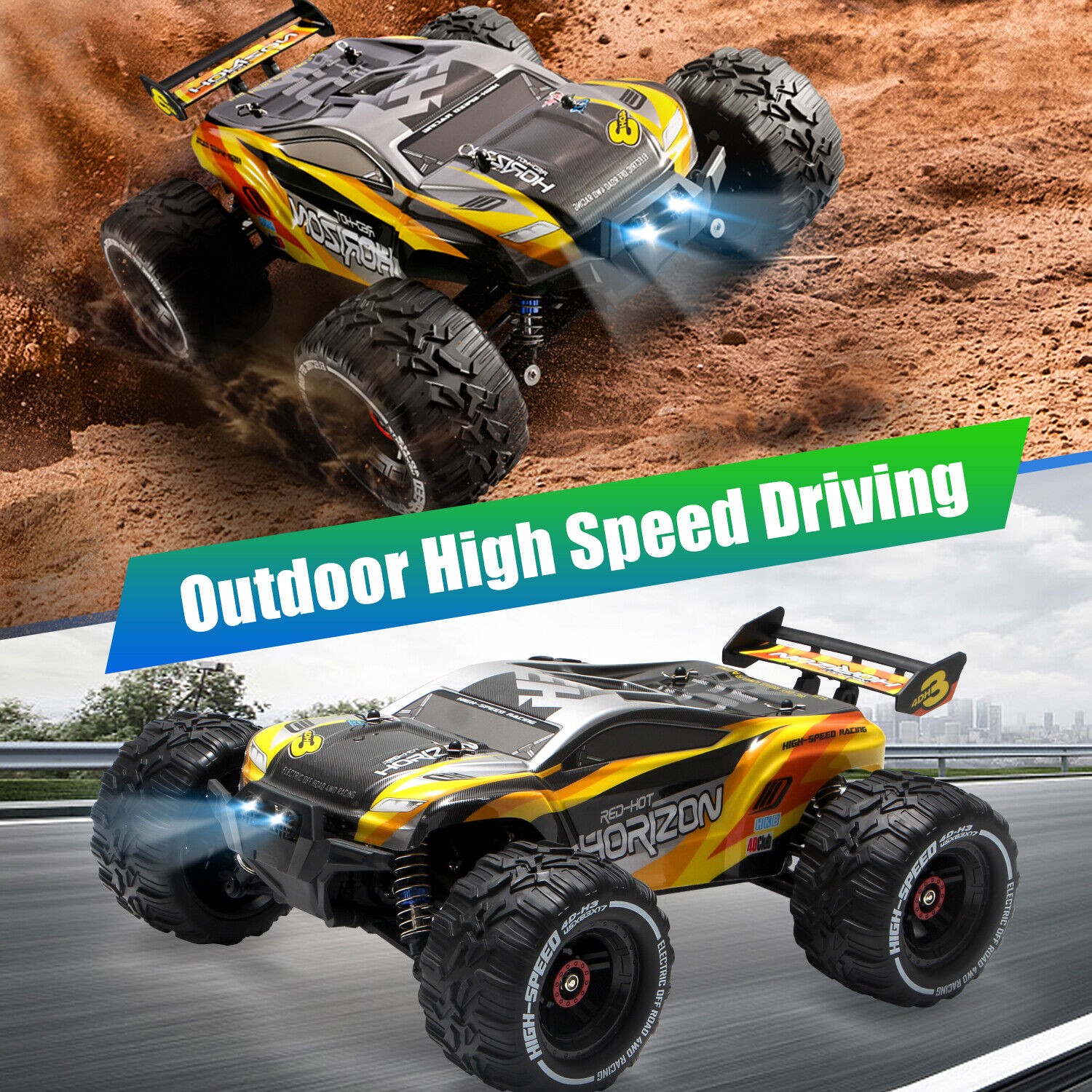 RC Car With Spoiler