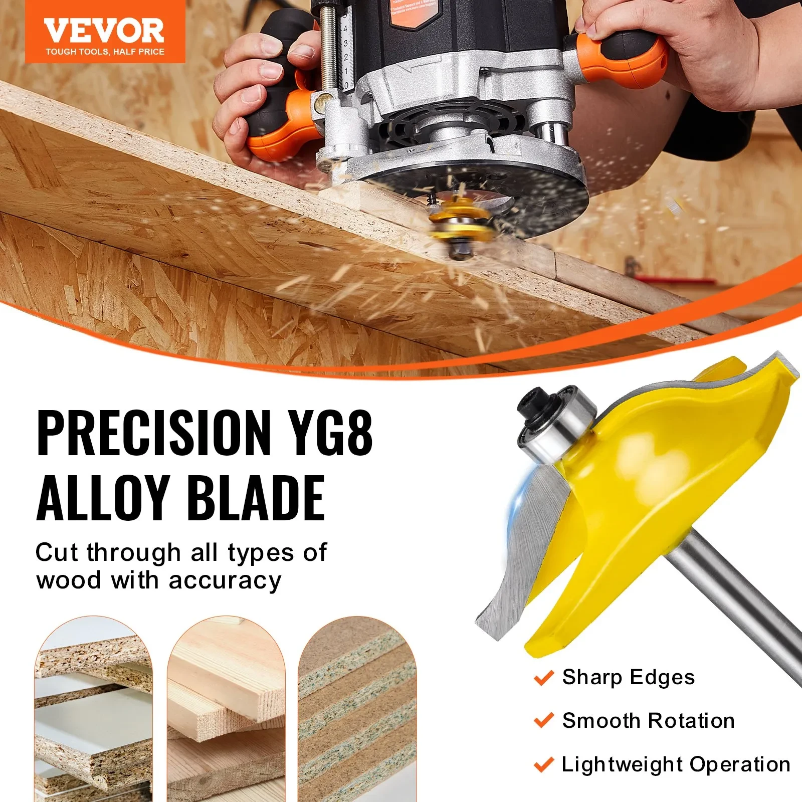 Shank Flattening Router Bit