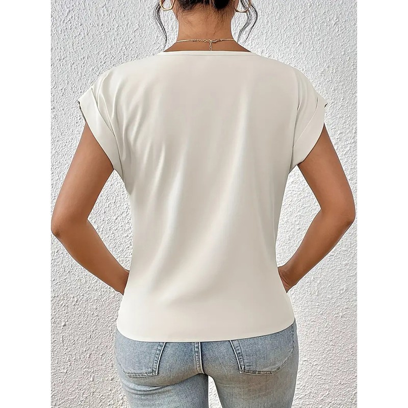 Short Sleeve V Neck T Shirts