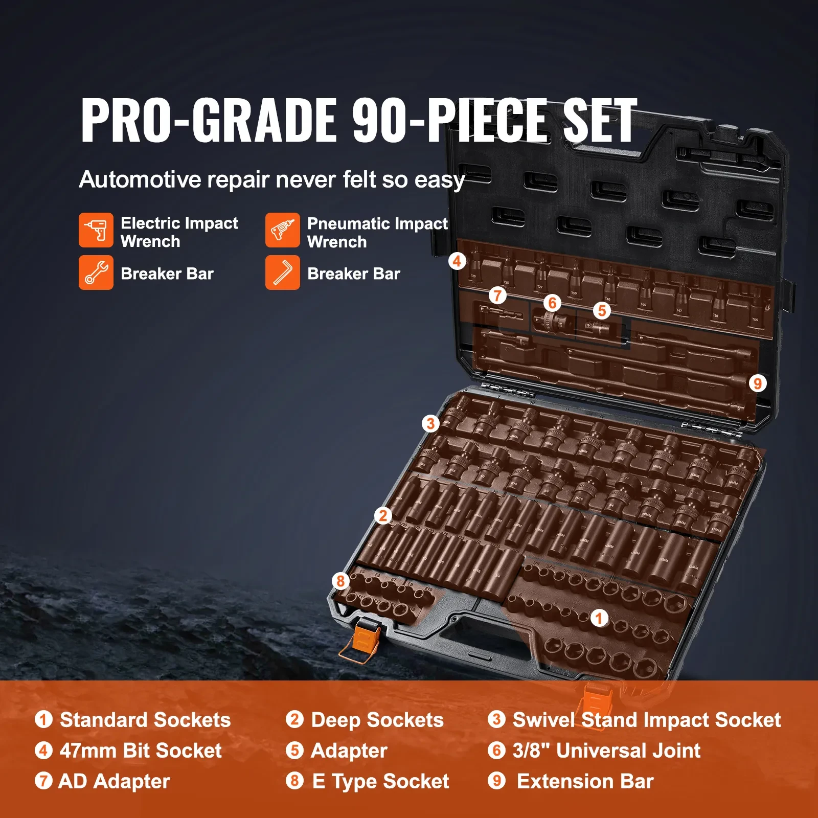 Extension Drive Socket Set