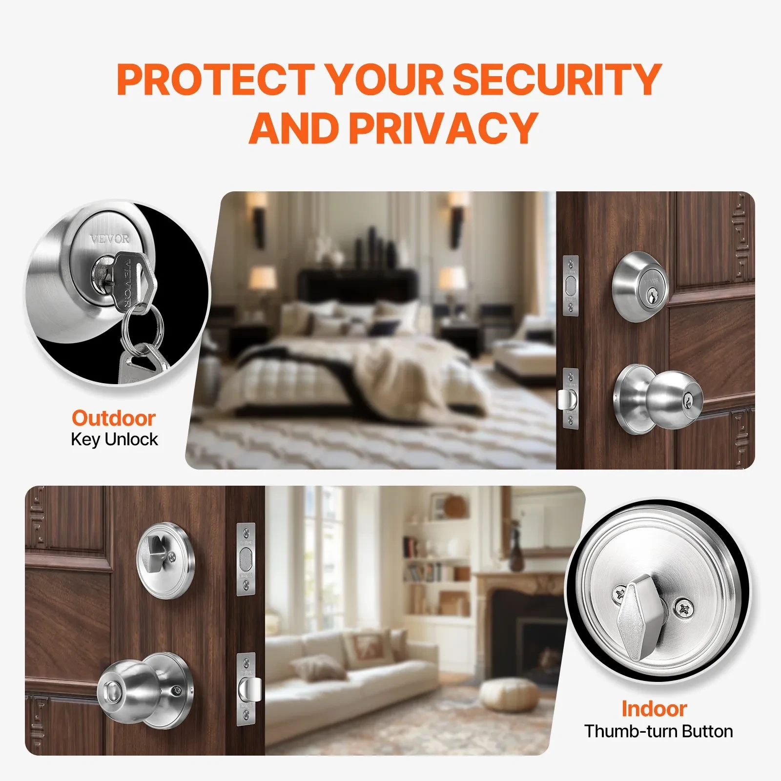 Passage Door Knob