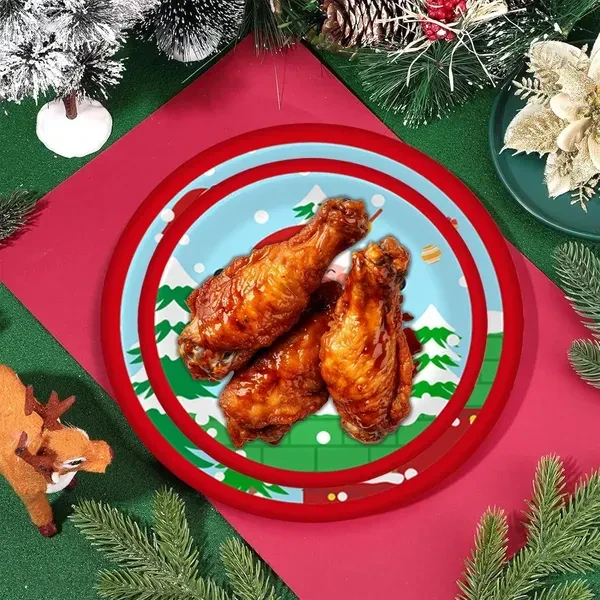 Christmas Paper Plates