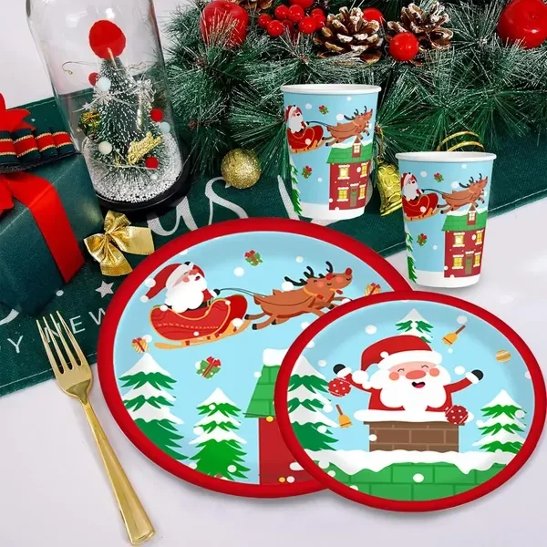Christmas Paper Plates