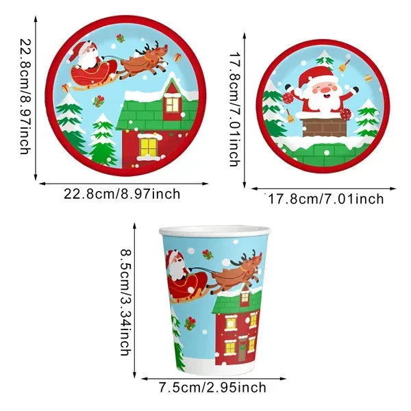 Christmas Paper Plates