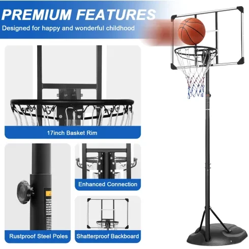 Adjustable Basketball Hoop