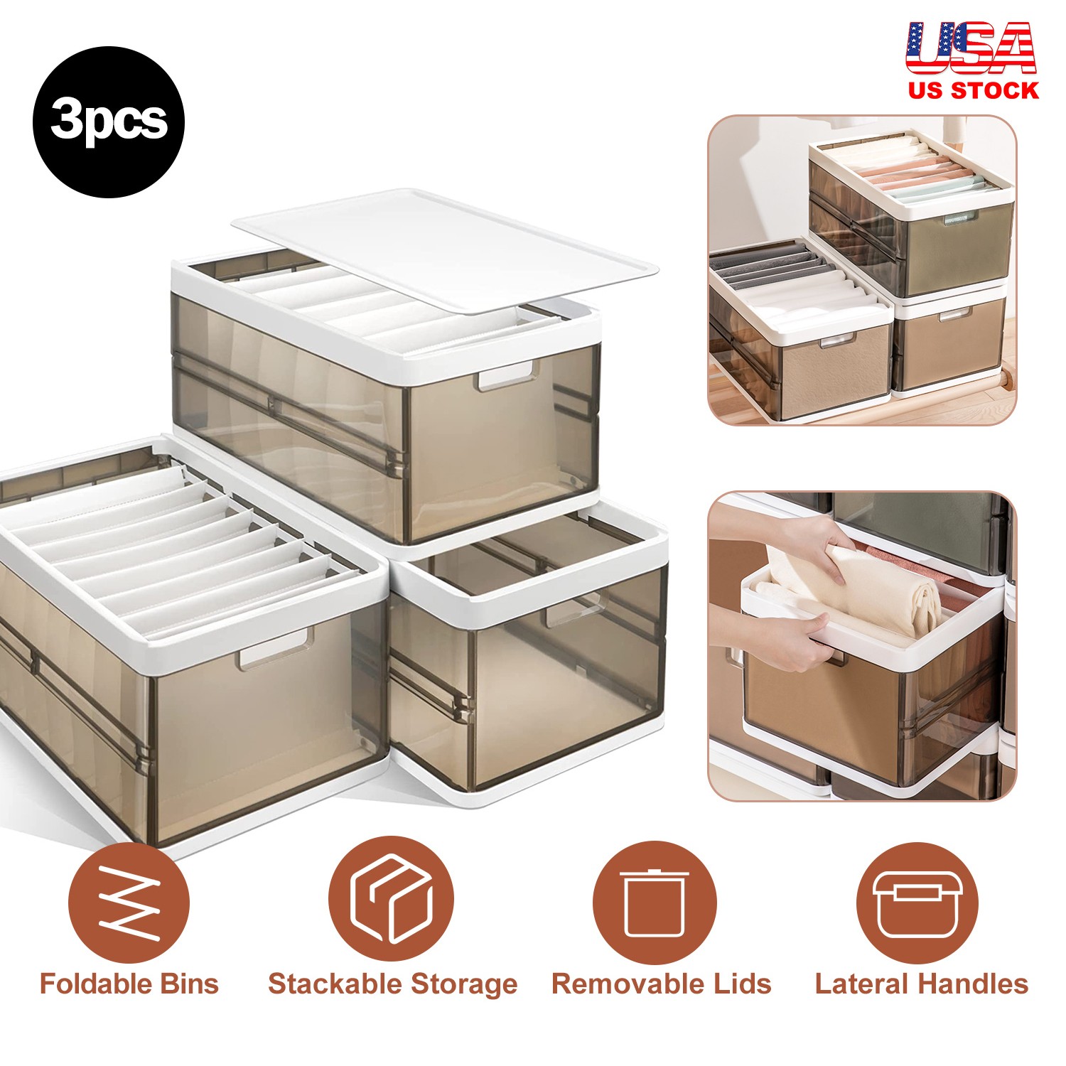 Storage Bins With Lids