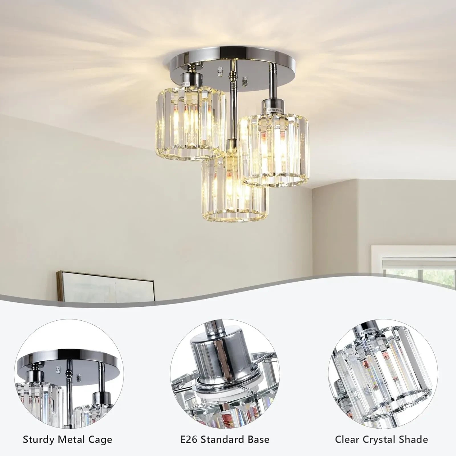 LED Flush Mount Ceiling Light