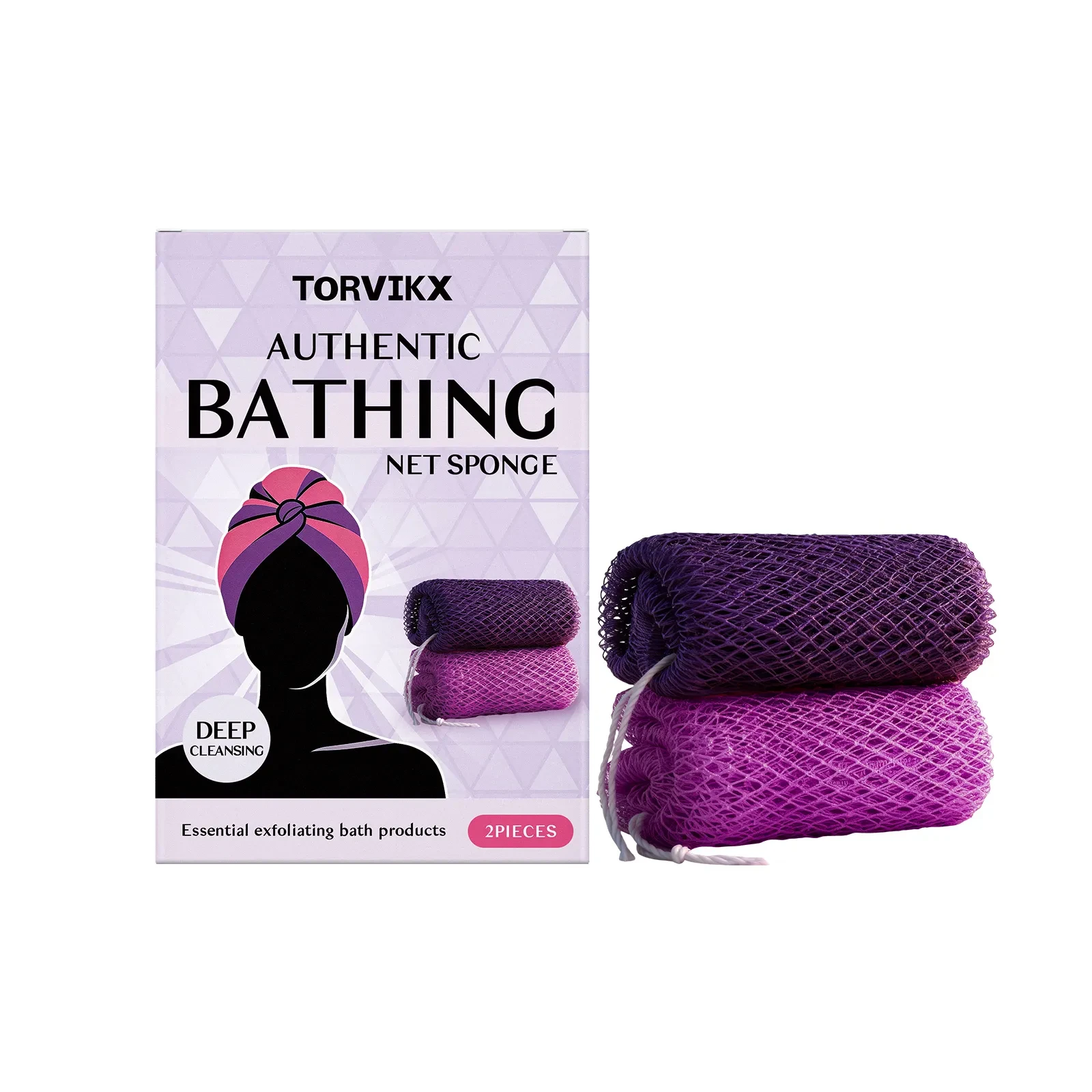 African Exfoliating Body Net Sponge