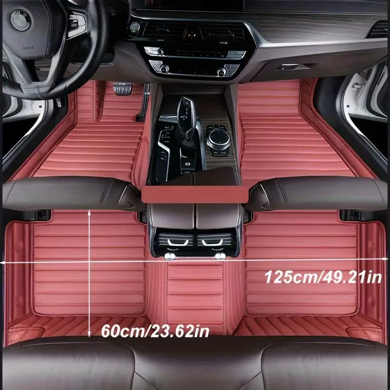 Luxury Faux Leather Car Mats for Audi A7 2012-2018