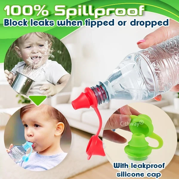 Cithway Sip-Well Baby Silicone Bottle Top Spout (3PCS)