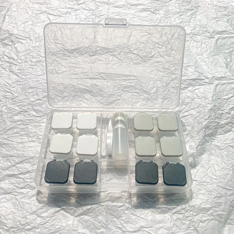 Contact Lens Case For Women, Multiple Packs, Portable And Compact