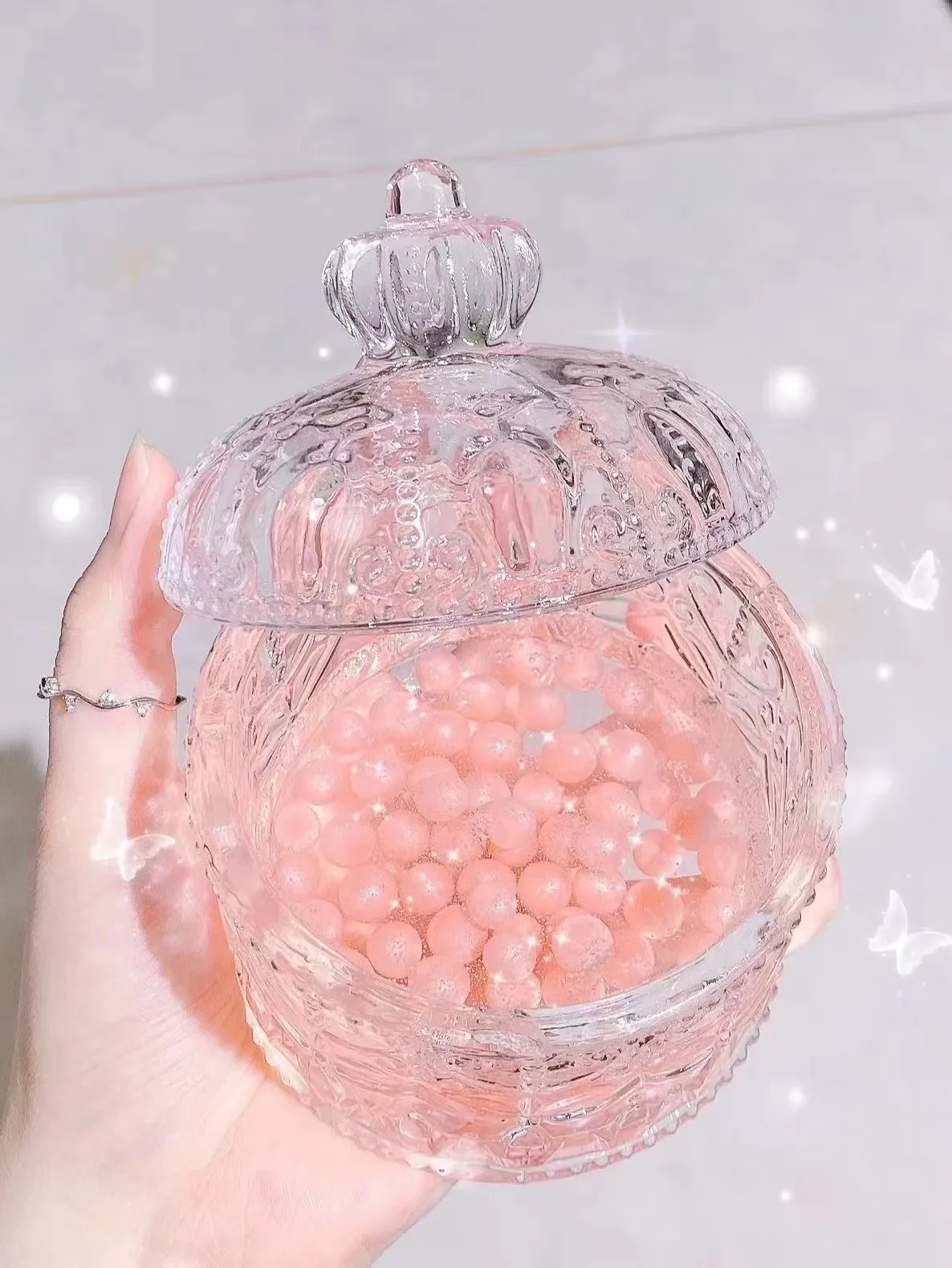 Yuanqi Peach Silky Burst Beads Shower Gel Family Pack