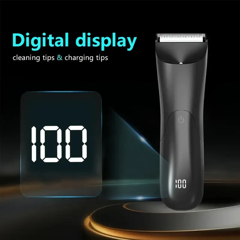 MIGUAN Men's Body Trimmer  Electric Shaver, Ceramic Blade