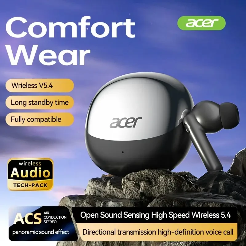 ACER TWS Wireless Headphones  Noise Cancellation