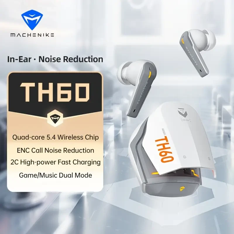 MACHENIKE TH60 Wireless Earphones  Low Latency