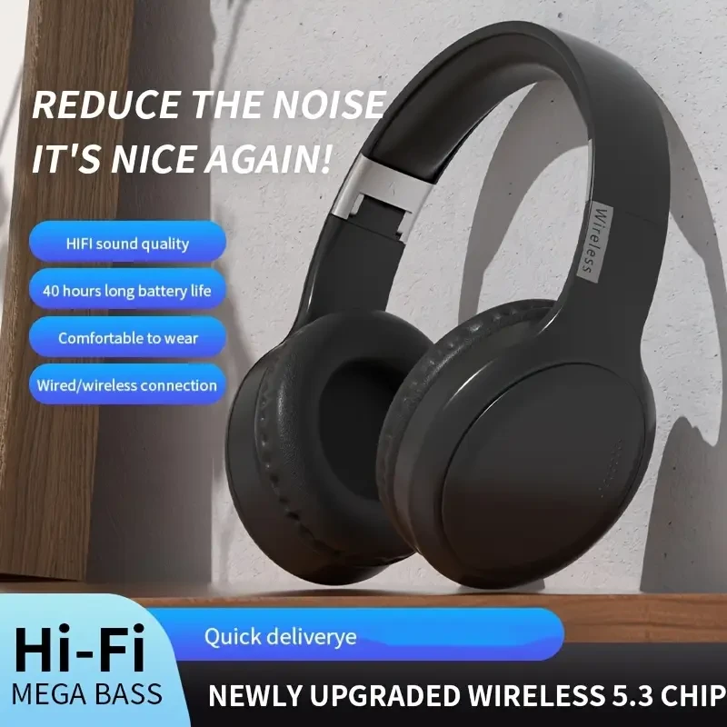 Headphones on the head