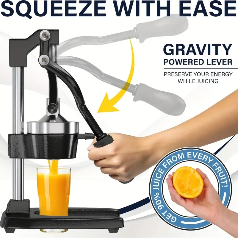 Heavy Duty Manual Citrus Juicer  Metal Body