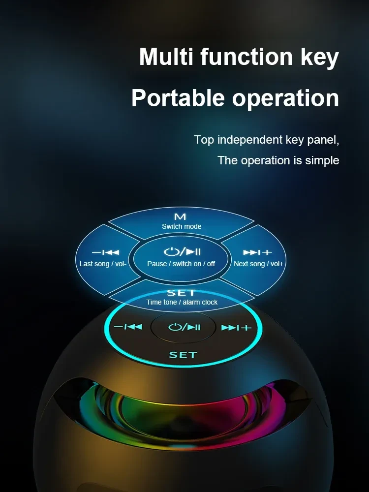 Dazzle Colour Mini Ball Card Bluetooth Speakers