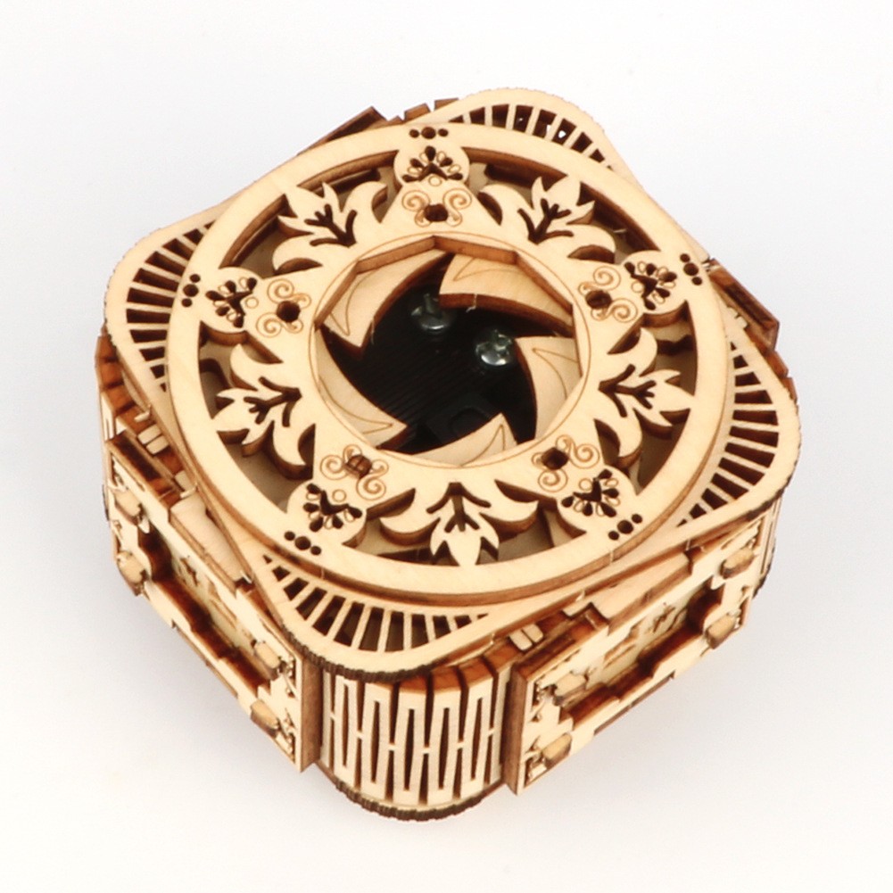 Music Box Jewelry Box Puzzle Assembly Holiday Gift