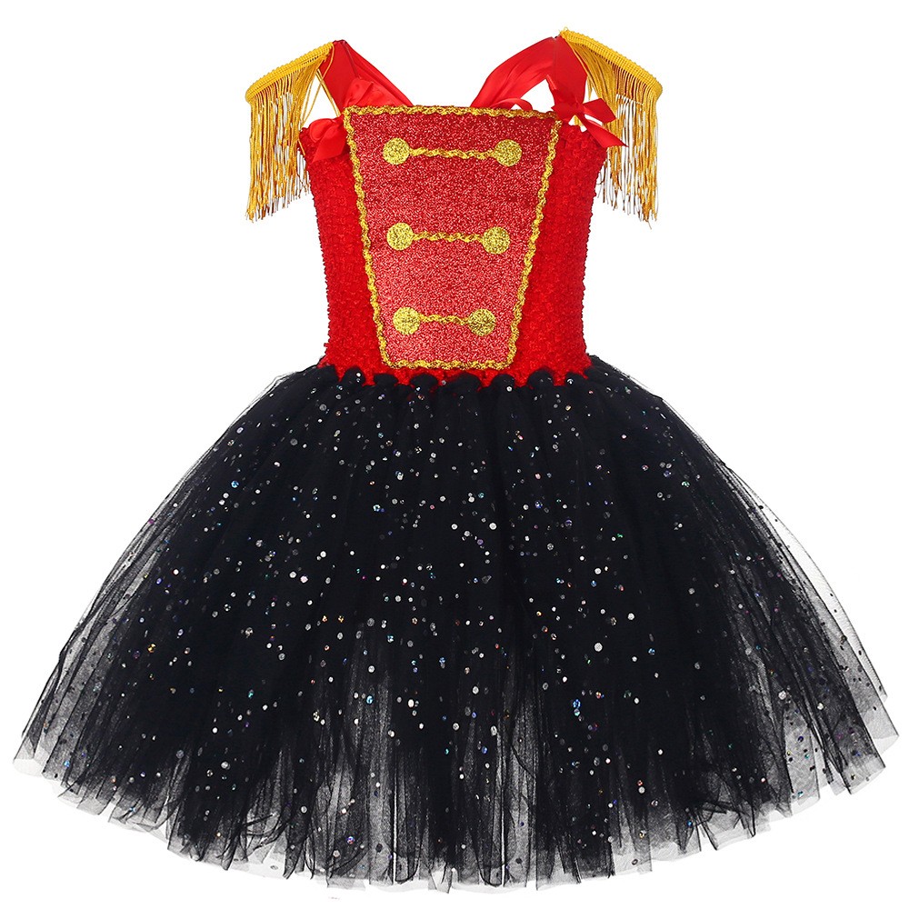 Sequined Circus Wild Animal Trainer Mesh Dress