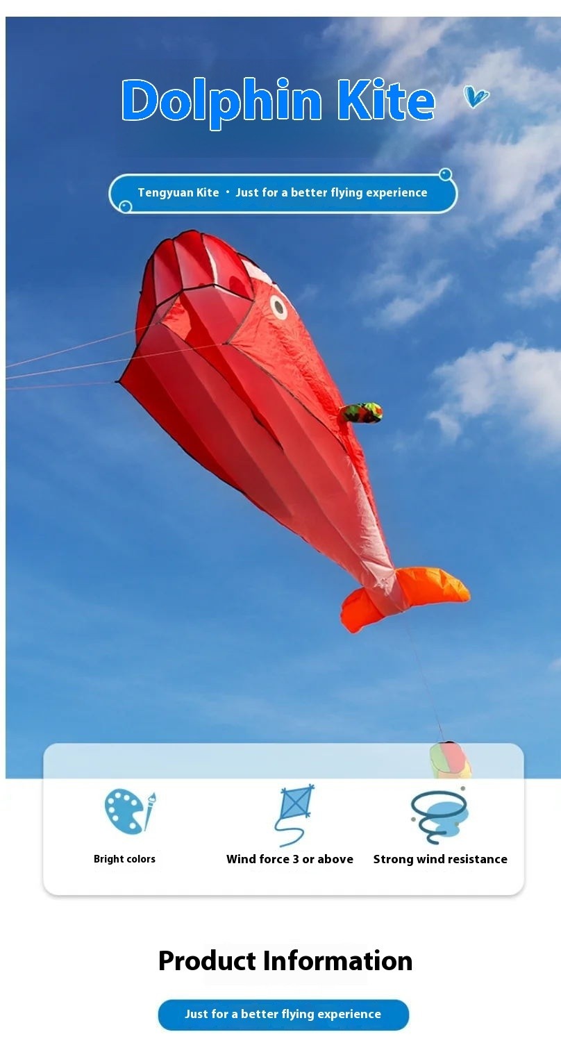 Power Kites Dolphin Whale Kite