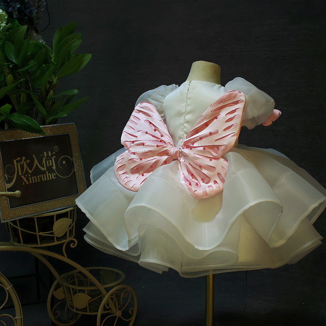 Bowknot Host Performance Birthday Party Pettiskirt